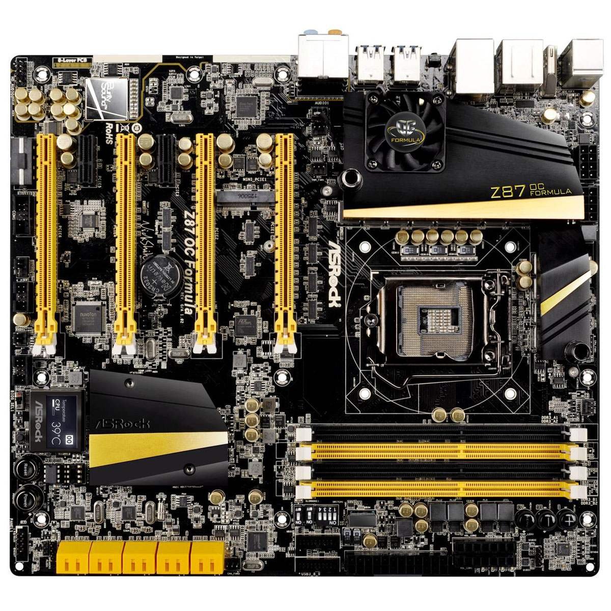 ASRock Z87 OC Formula/AC Motherboard (Socket 1150, EATX, 4x DDR3